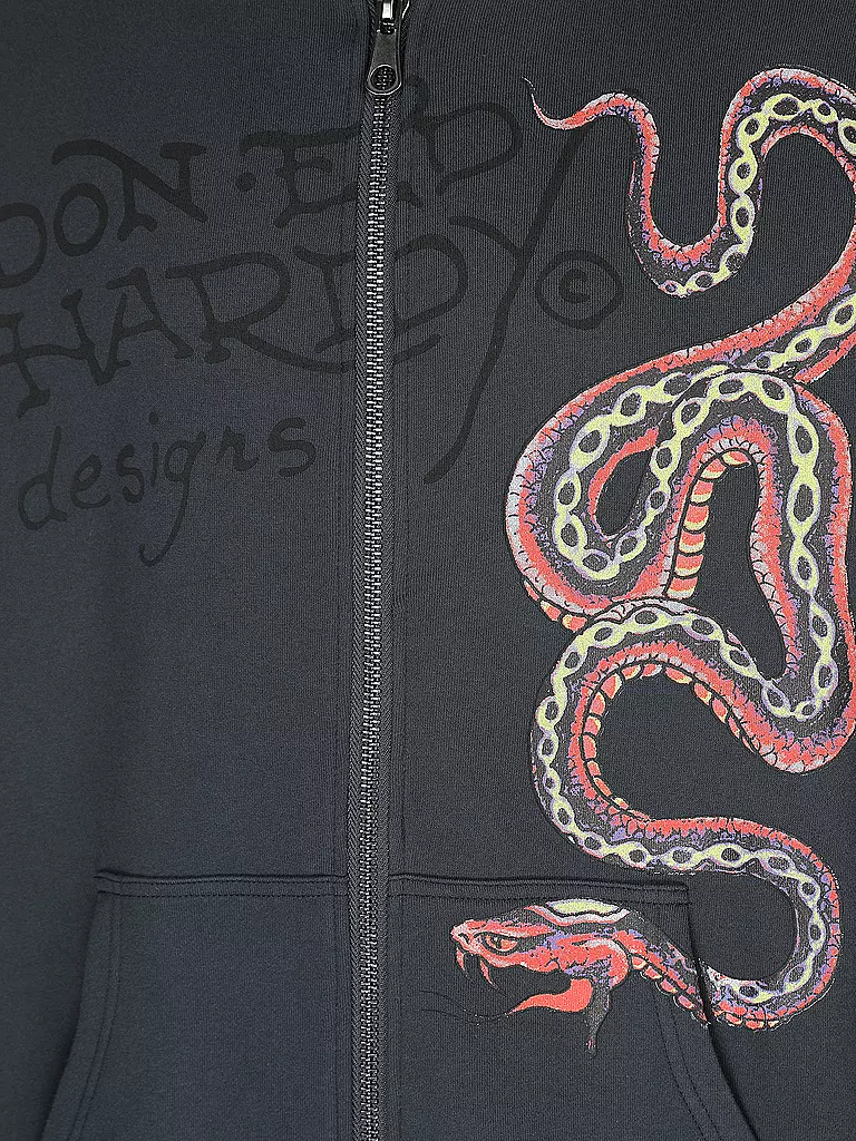 ED HARDY | Sweatjacke DRAG SNAKE  | grau