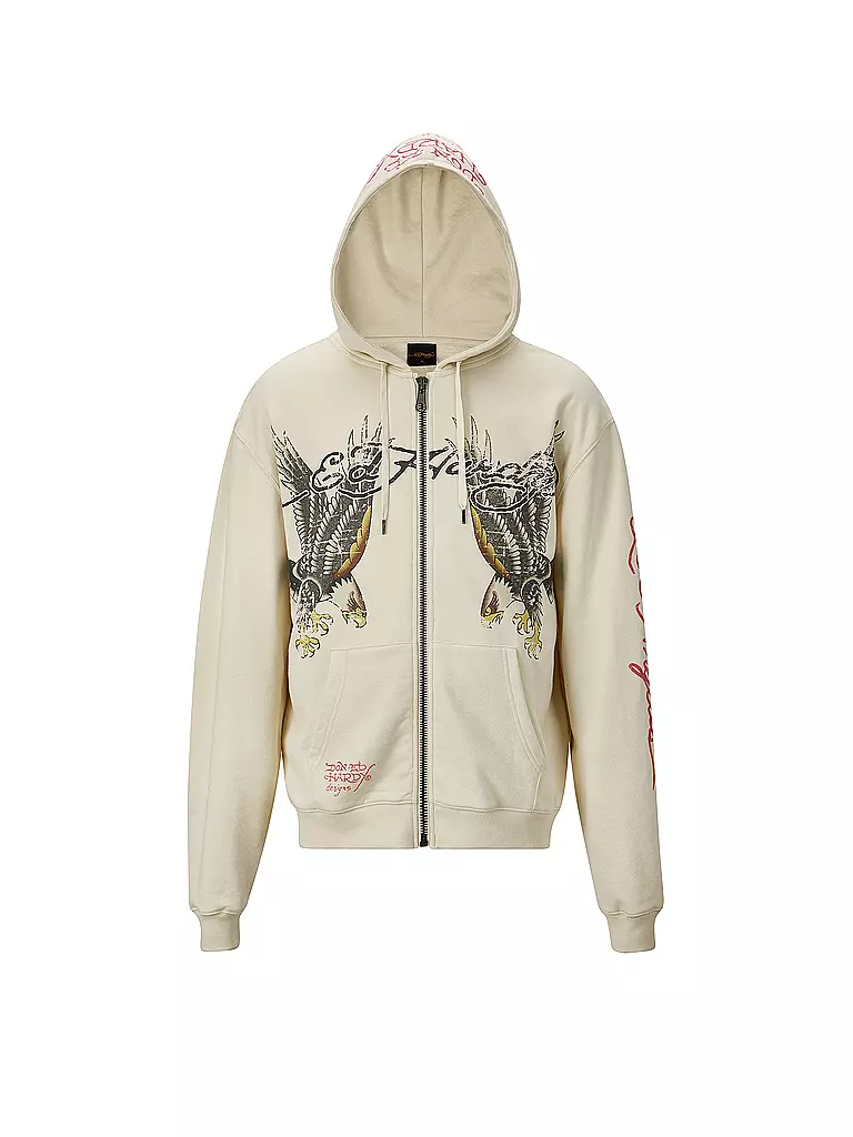 ED HARDY | Sweatjacke GOLDEN EAGLE  | beige