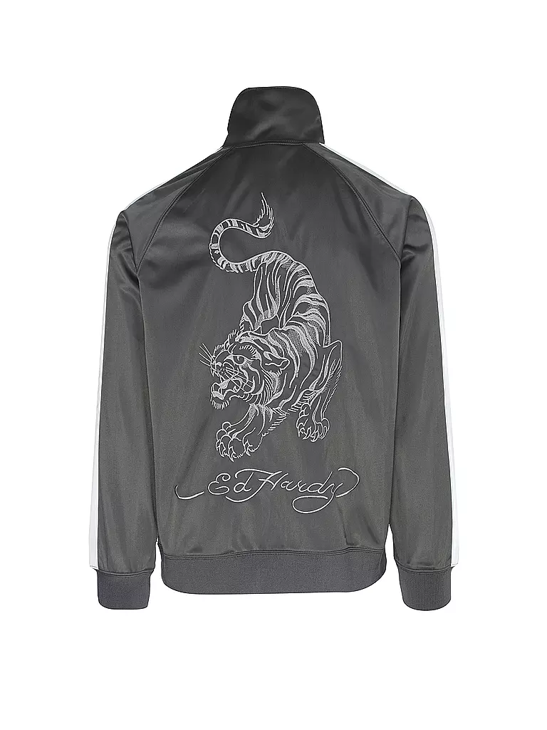 ED HARDY | Sweatjacke | hellgrau