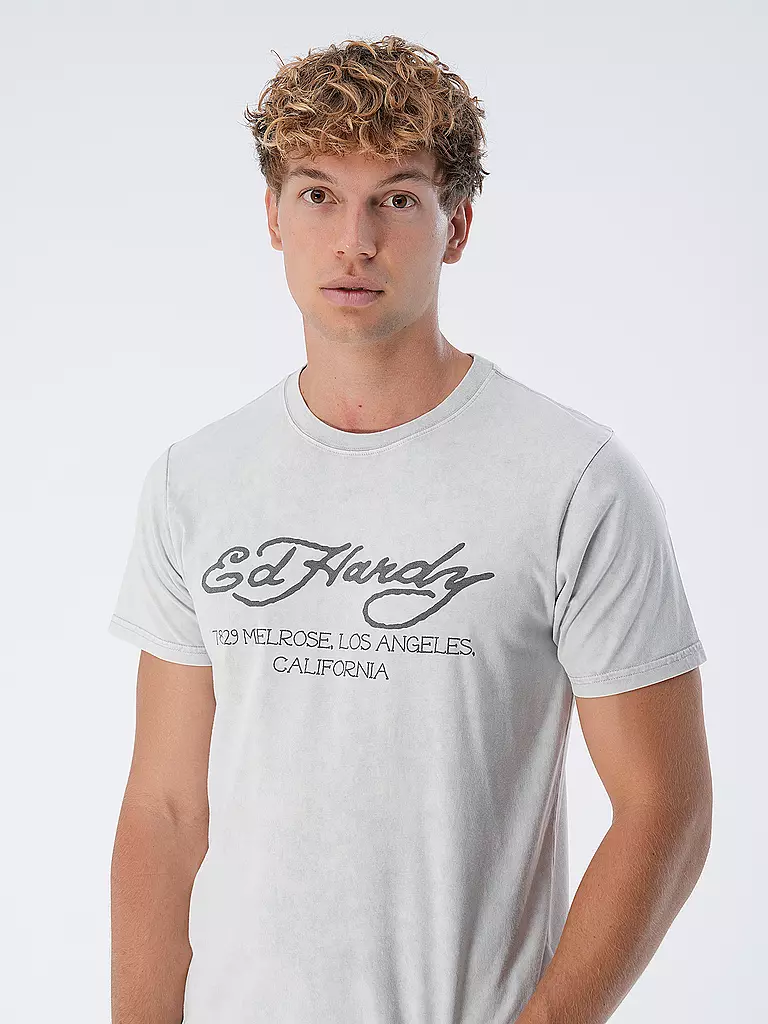 ED HARDY | T-Shirt MONO FLASH  | grau