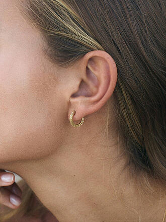 EDBLAD | Creolen TINSEL THIN CREOLES XSmall Gold