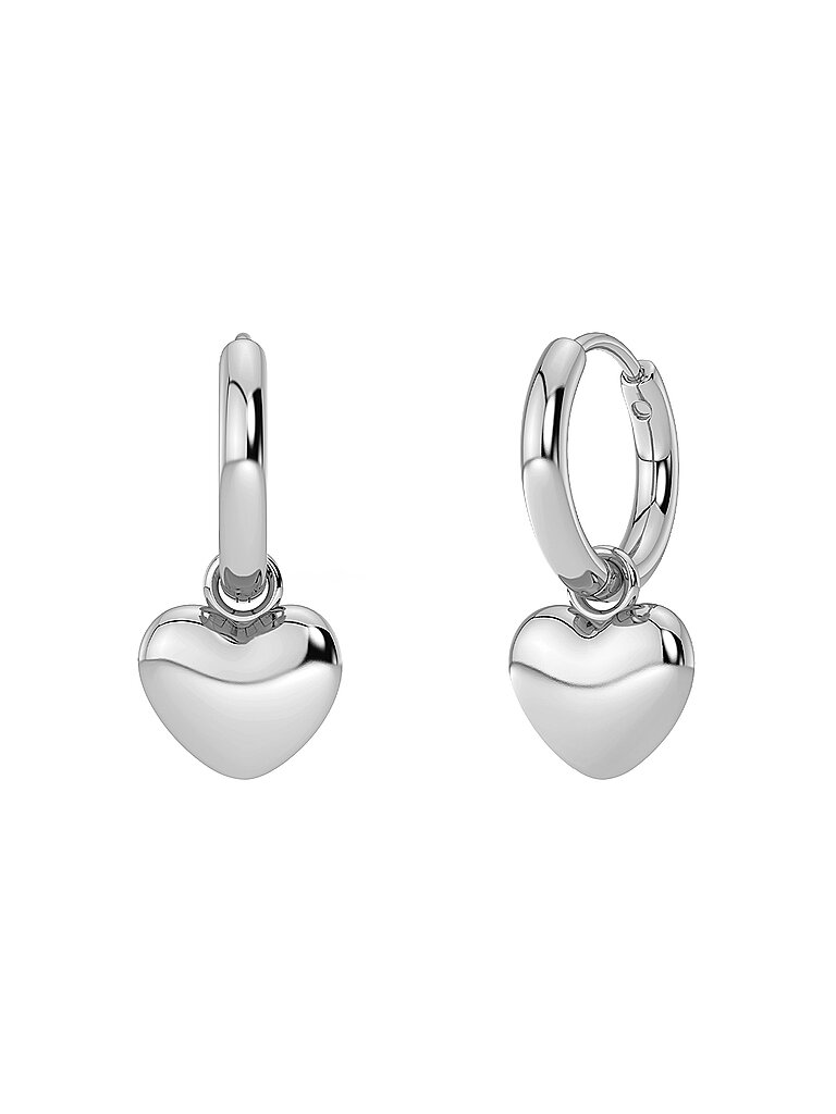 EDBLAD Ring BARLEY HOOPS Steel silber