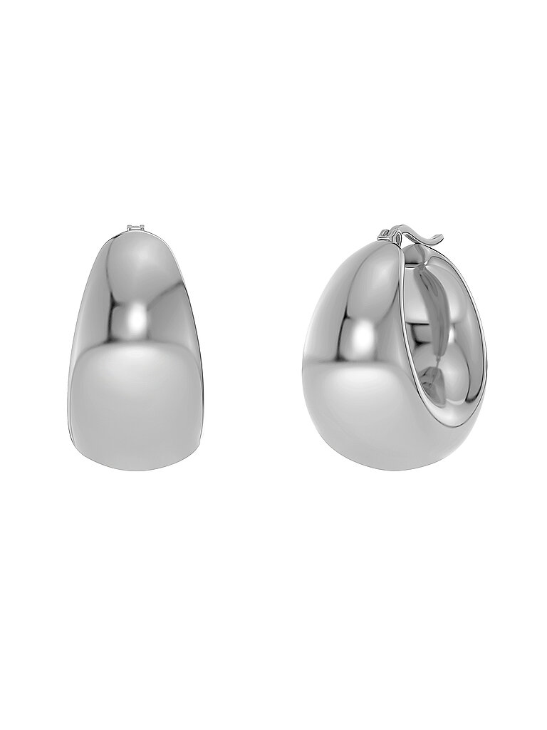 EDBLAD Ohrringe BOYD HOOPS Steel silber