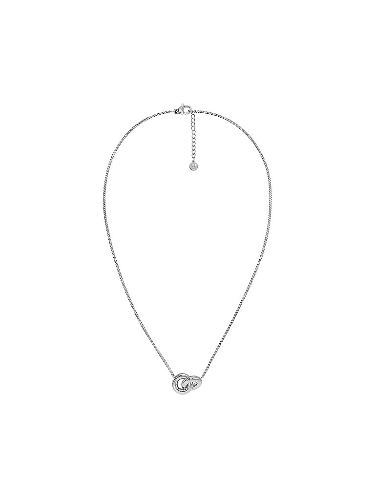 Halskette CHUNKY ETERNAL NECKLACE Steel silber damen