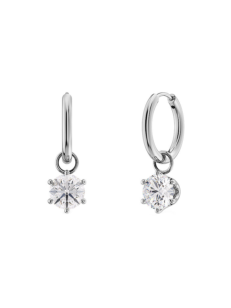 EDBLAD Ohrringe CROWN HOOPS Steel silber