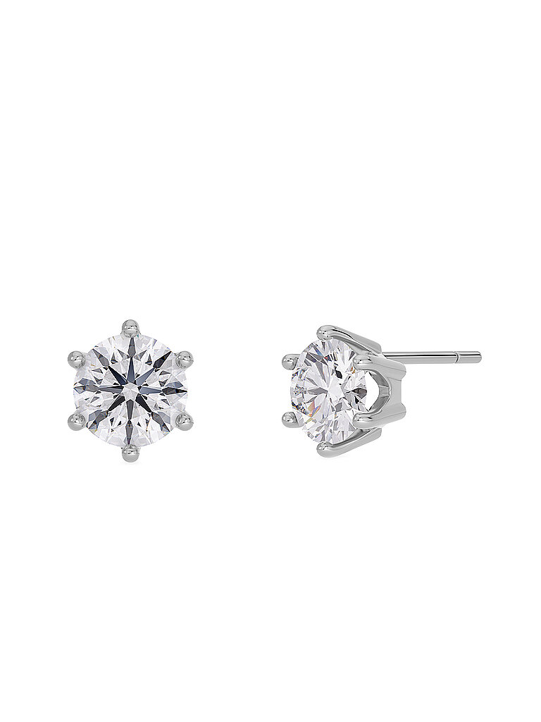 EDBLAD Ohrstecker CROWN STUDS Large Steel silber
