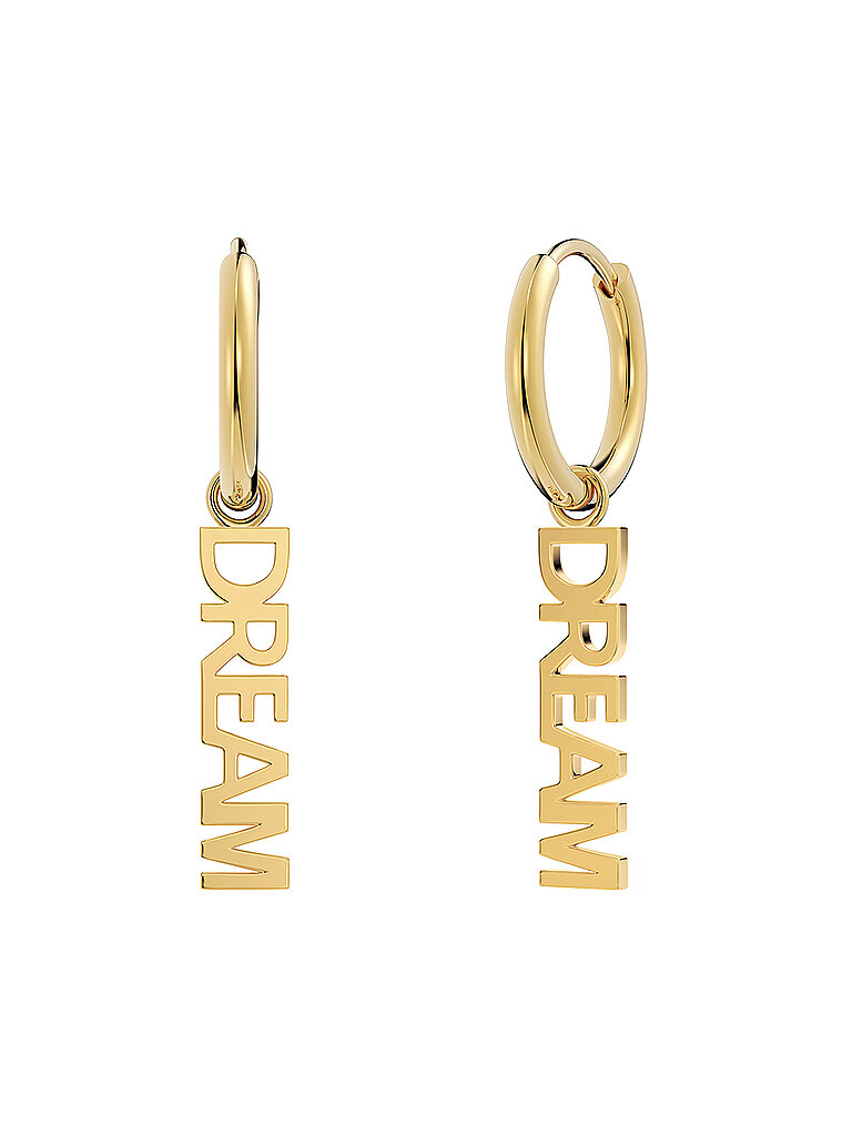 Ohrringe DREAM HOOPS Gold gold damen