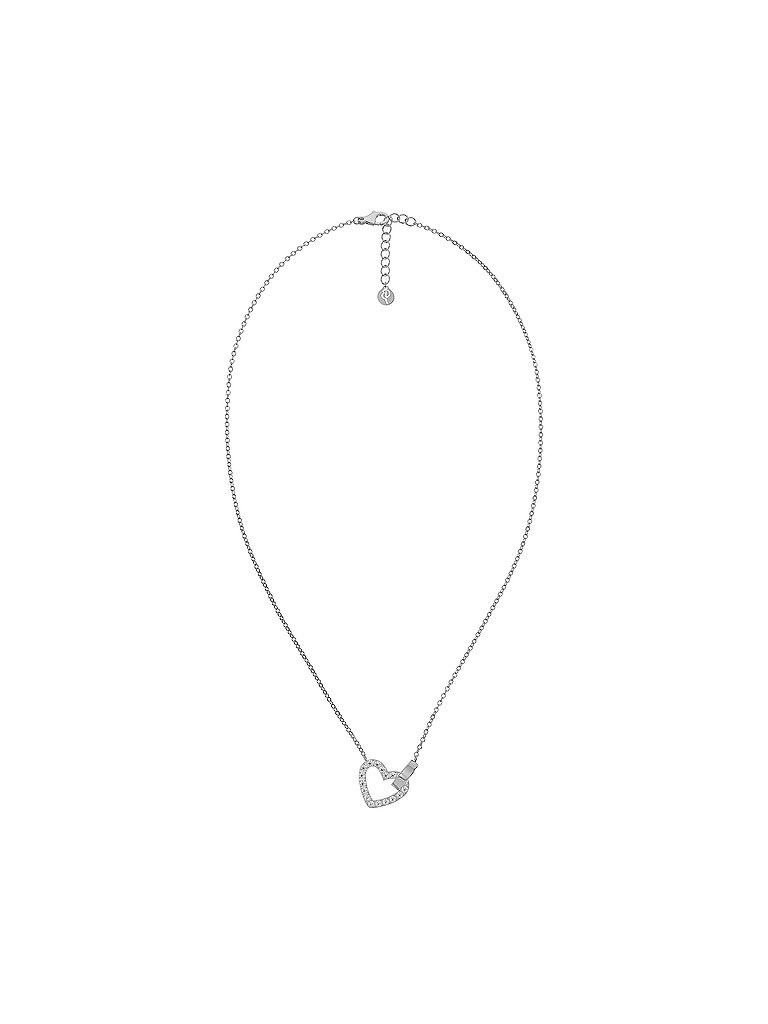 Halskette ETERNAL HEART NECKLACE Steel silber damen