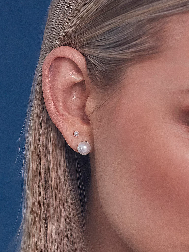 EDBLAD Lilian Large Stud Earrings Silver 2
