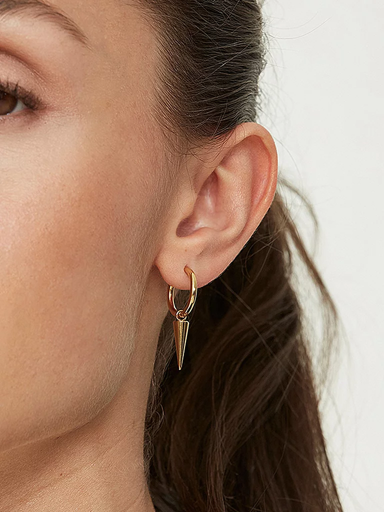 Edblad Peak Hoops Earrings Gold 2