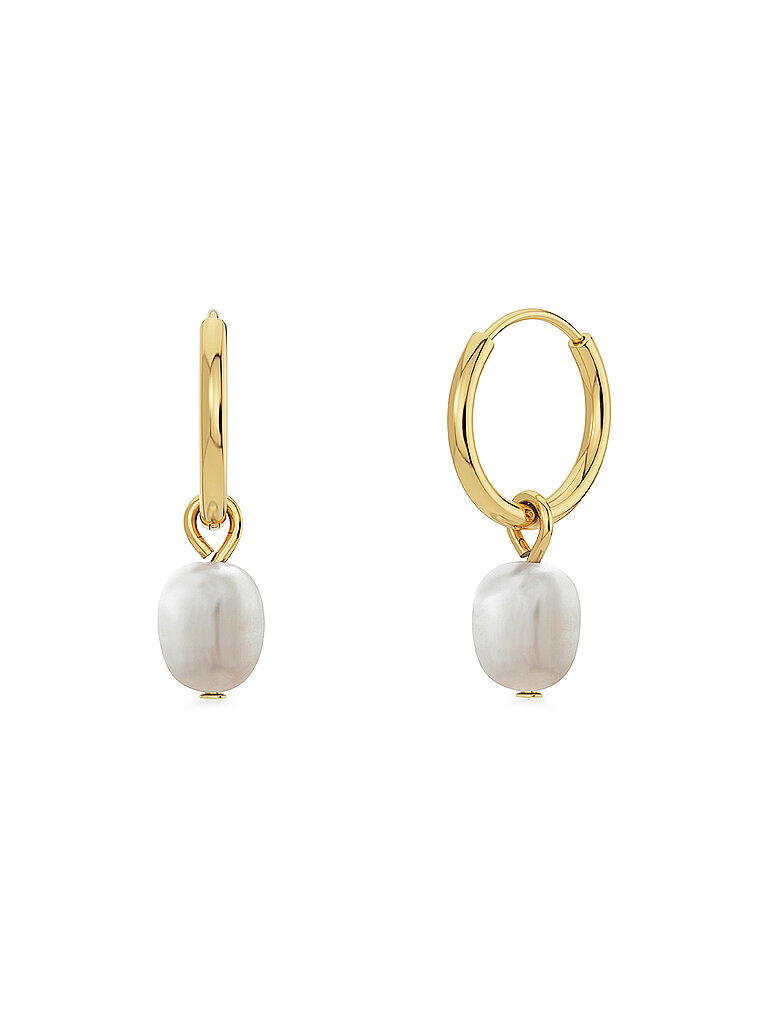 EDBLAD Ohrringe PERLA HOOPS Gold gold