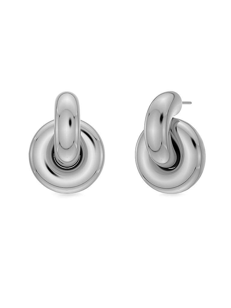 Ohrstecker REDONDO STUDS Steel silber damen