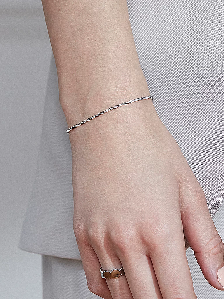 EDBLAD Tinsel Thin Bracelet Silver 2