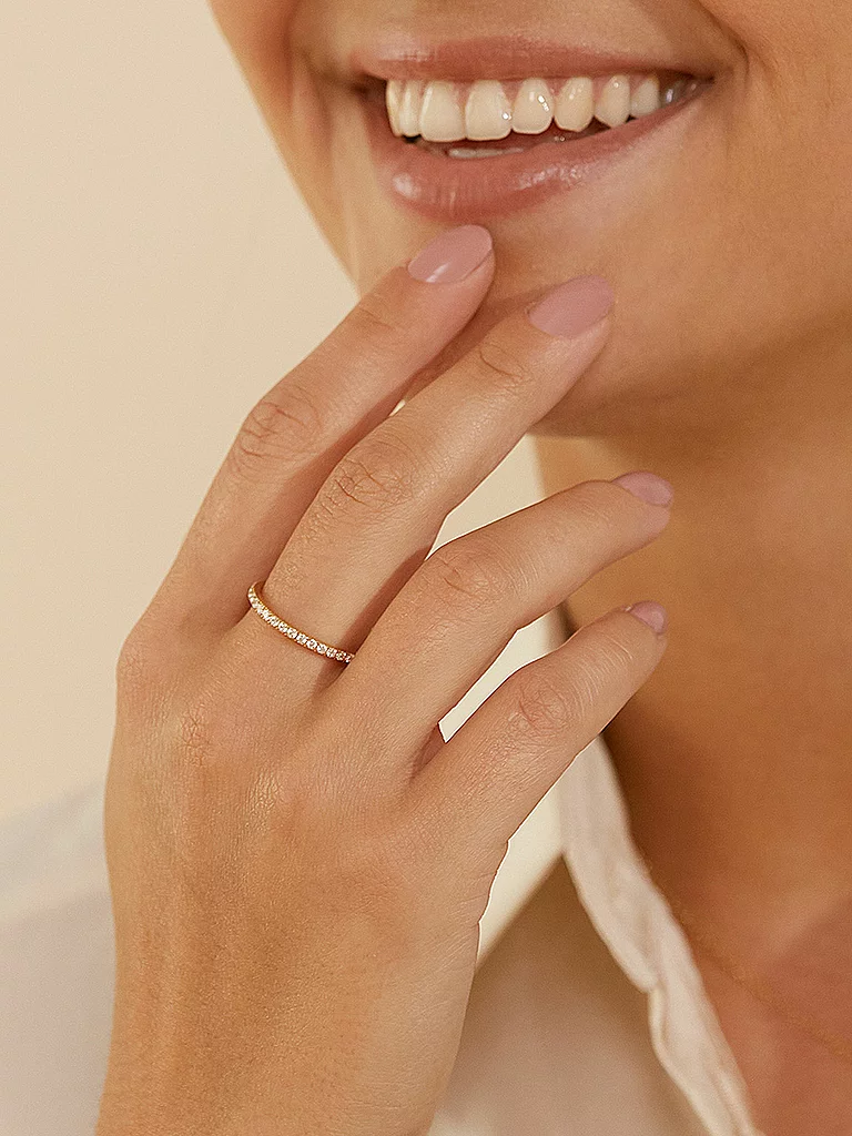 Edblad Glow Mini Ring Gold XL 2