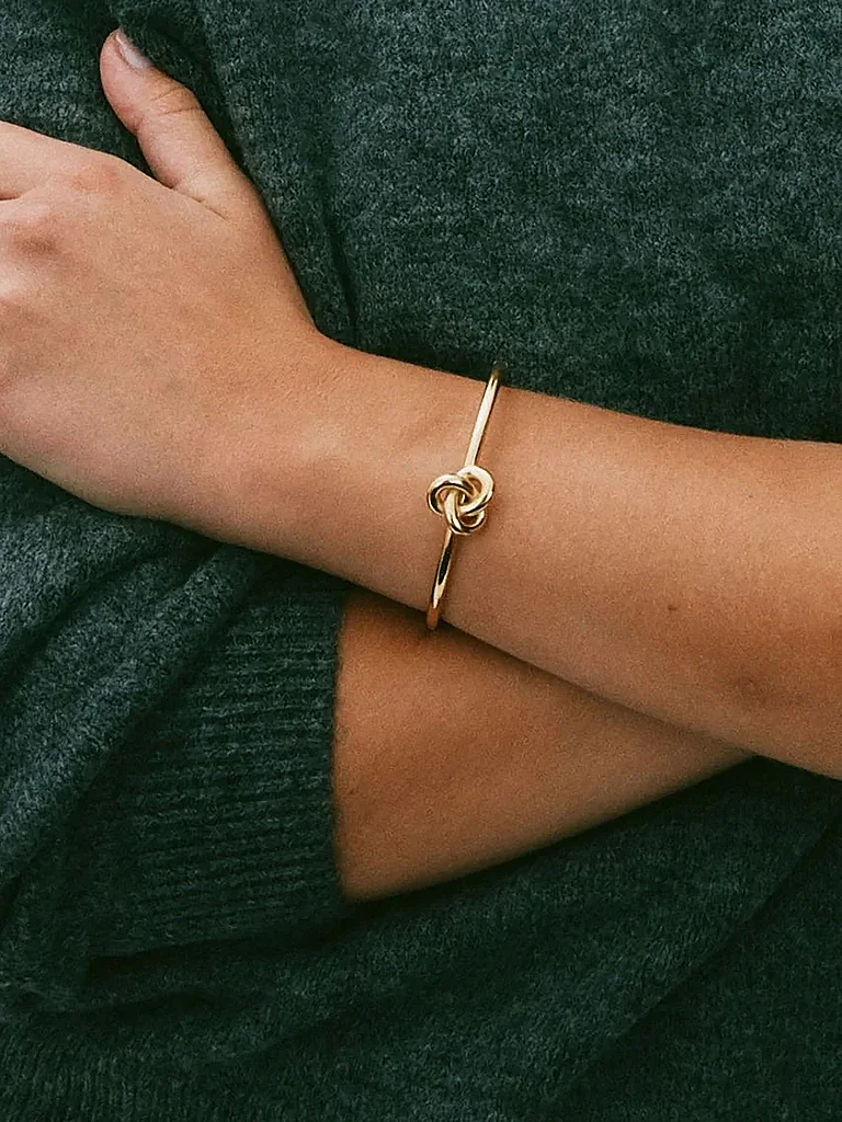EDBLAD Infinity Knot Bangle Gold L 2