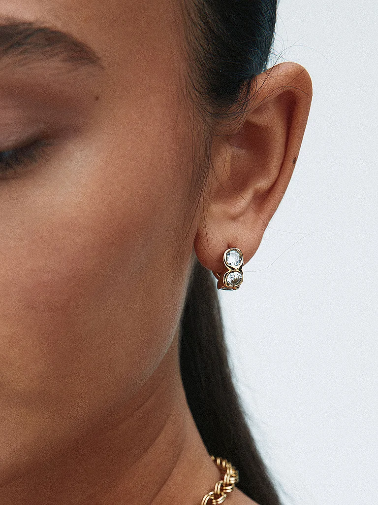 Edblad Ocean Hoop Earrings Gold 2
