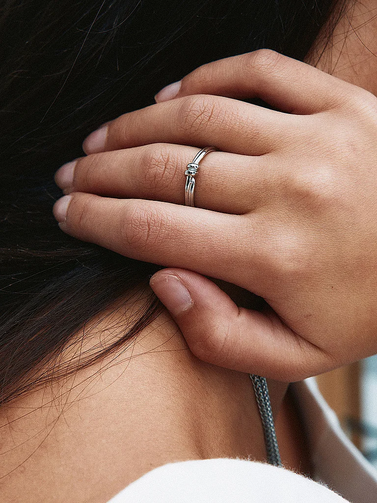 Edblad Bague Swivel Acier Argent S 2