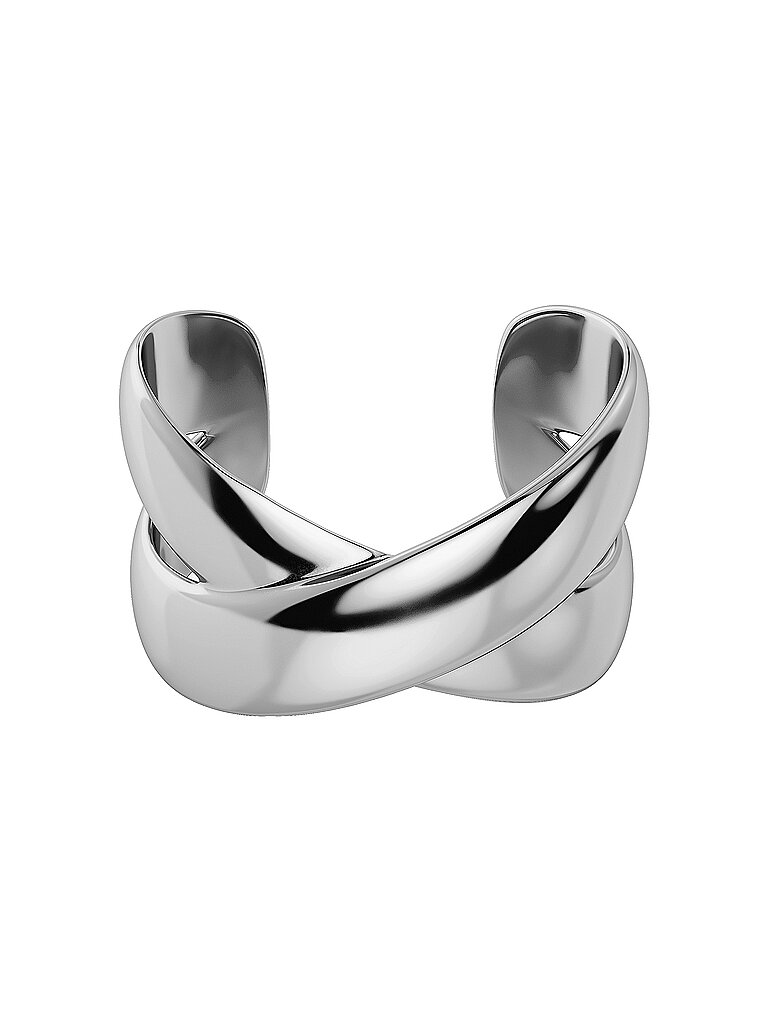 Armreif ALEXA steel silber L damen