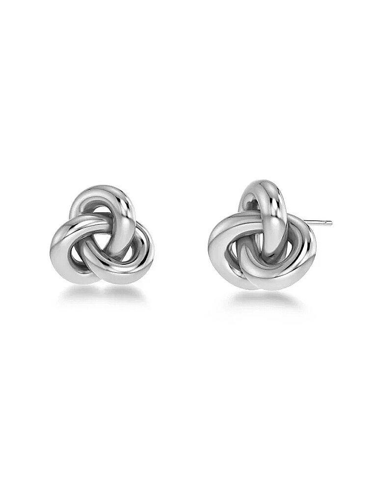 EDBLAD Ohrstecker  INFINITY KNOT Small Steel silber