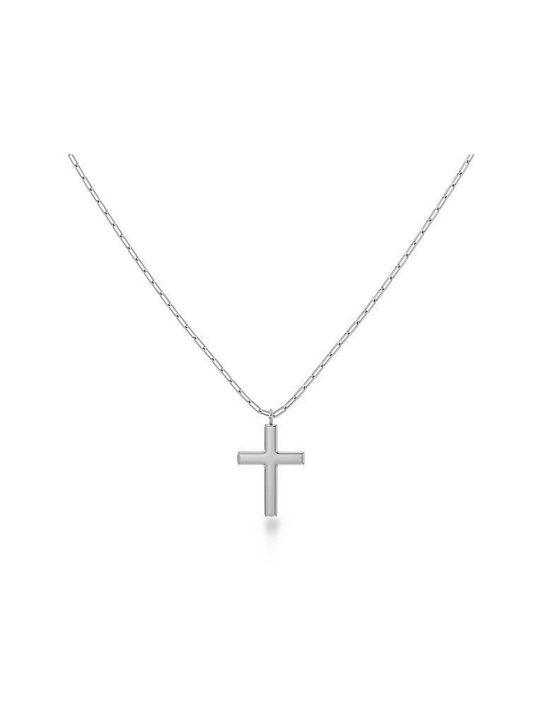 EDBLAD Halskette SPIRIT CROSS Steel silber