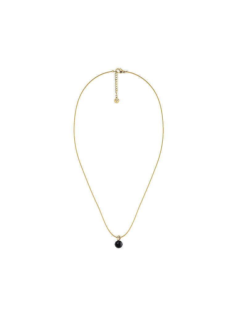 EDBLAD Haslkette AURA Small Black Gold   gold