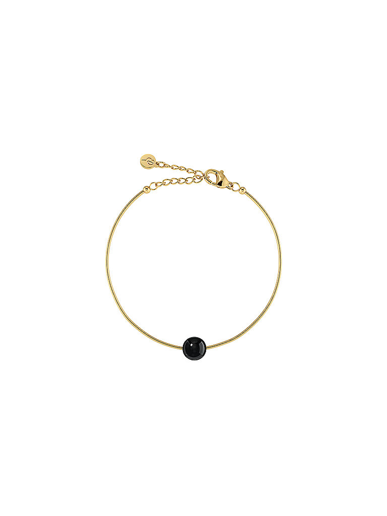 EDBLAD Armband AURA Small Black Gold  gold
