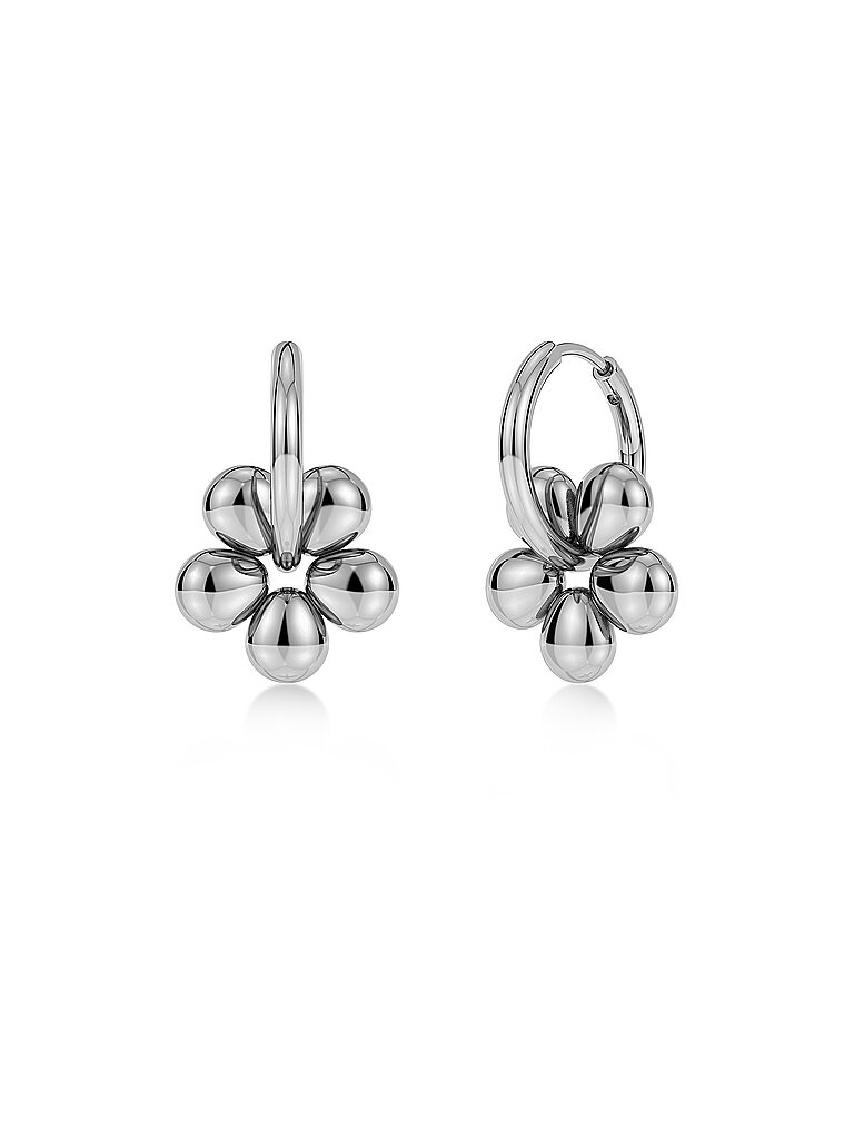 Ohrringe DAISY HOOPS Silver silber damen