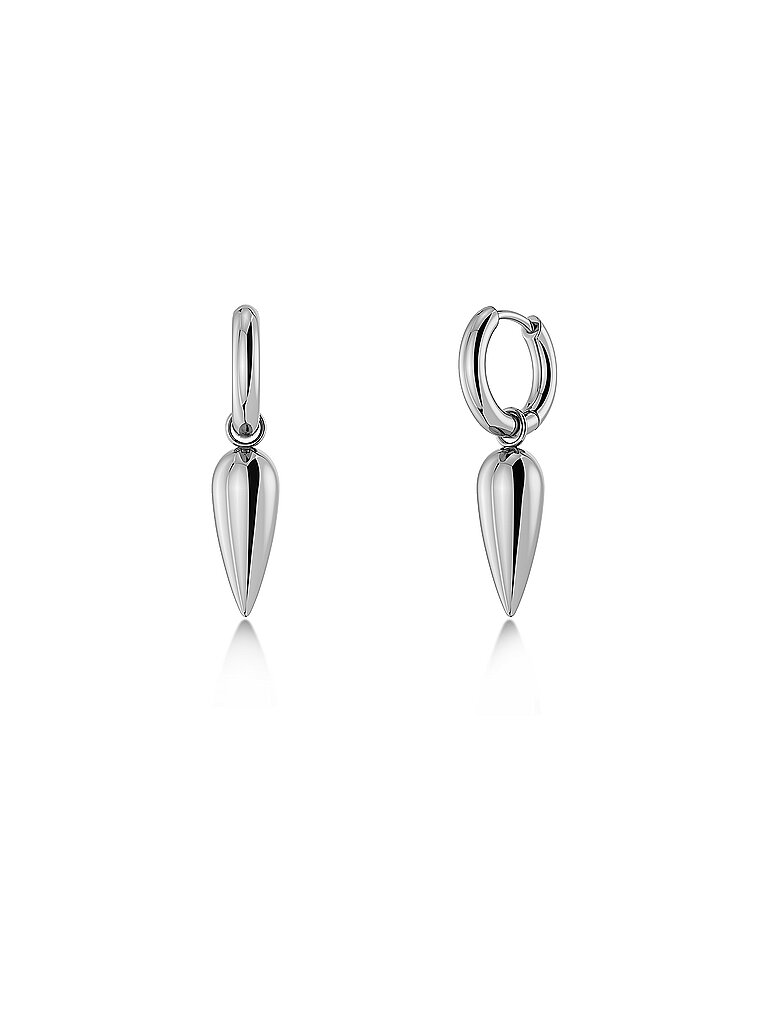EDBLAD Ohrringe PEAK SPIKE HOOPS Silver silber