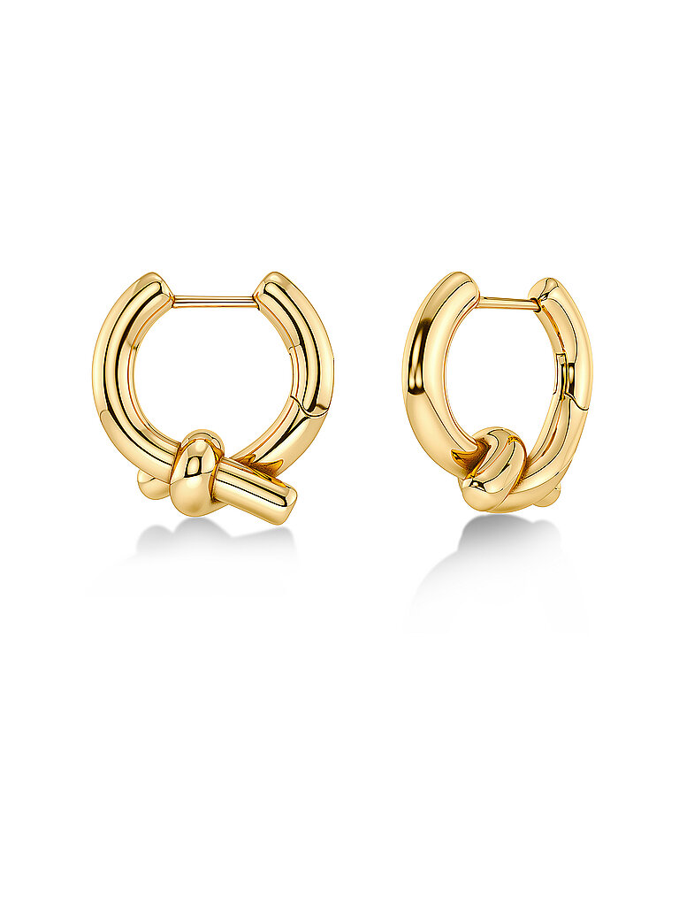 EDBLAD Ohrringe NOVEL KNOT HOOPS Gold gold