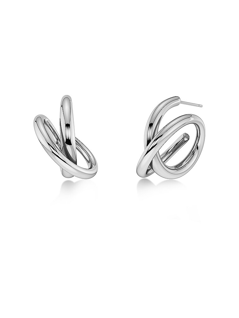 EDBLAD Ohrringe NOUVEAU HOOPS Large Silver silber