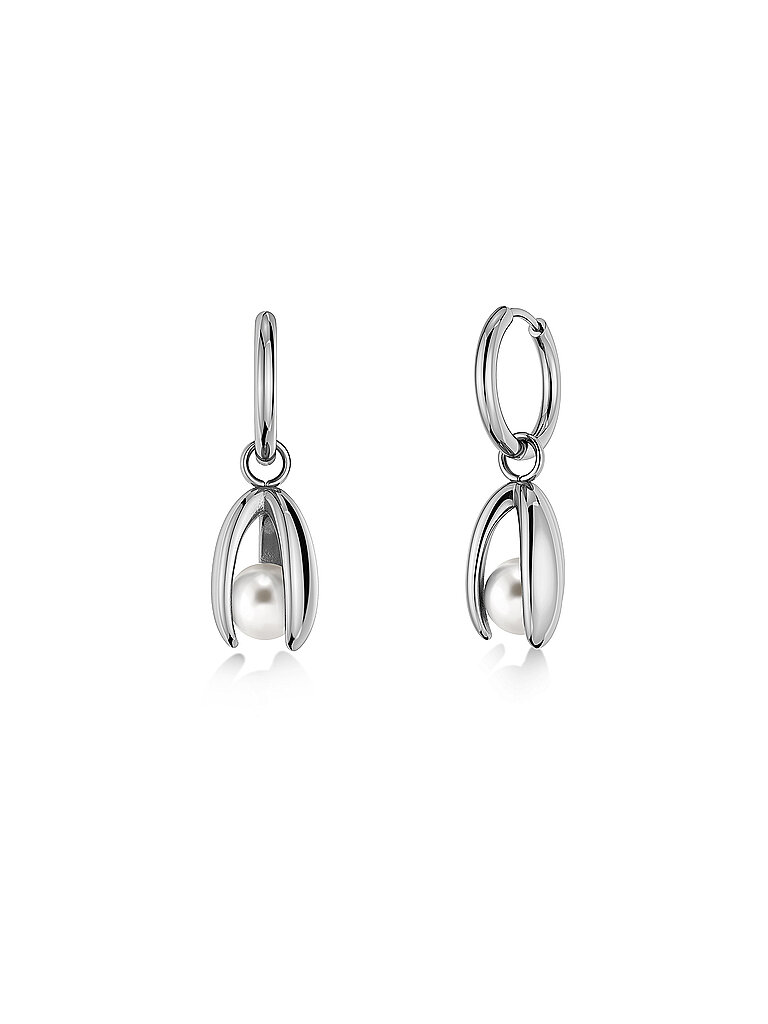 EDBLAD Ohrringe MOONRAVE HOOPS Large Silver silber