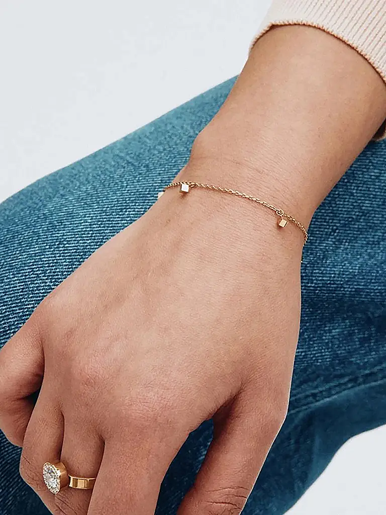 EDBLAD | Armband DICE BRACELET Gold  | gold