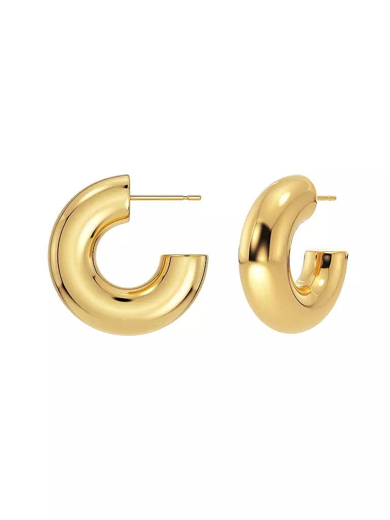 EDBLAD | Creolen CHUNKY CREOLES Small Gold | gold