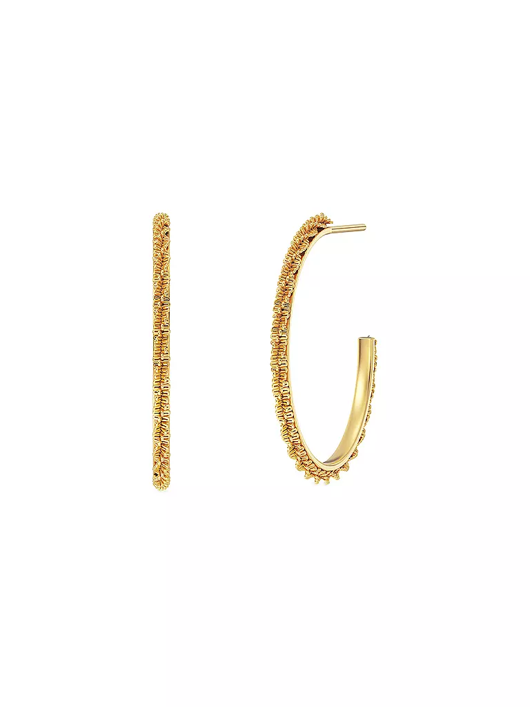 EDBLAD | Creolen TINSEL THIN CREOLES Small Gold | gold