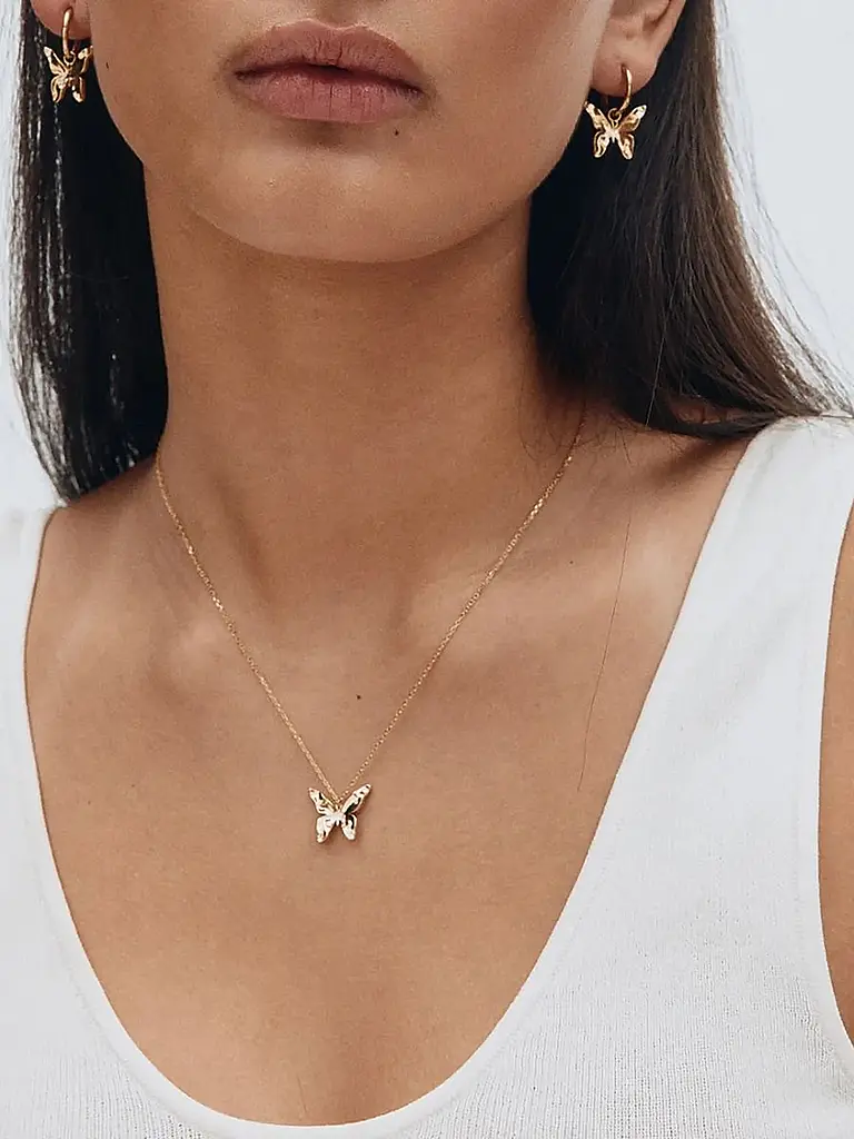 EDBLAD | Halskette BUTTERFLY Small Gold | gold