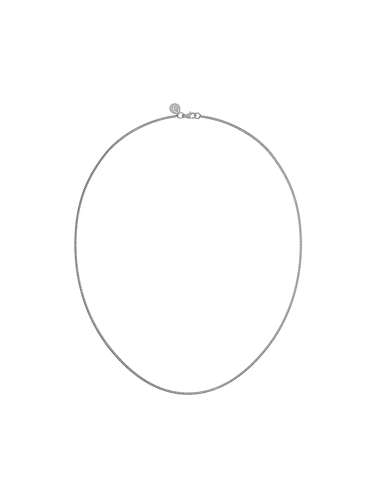 EDBLAD | Halskette CHARMENITY CHAIN CURB 45cm Steel | silber