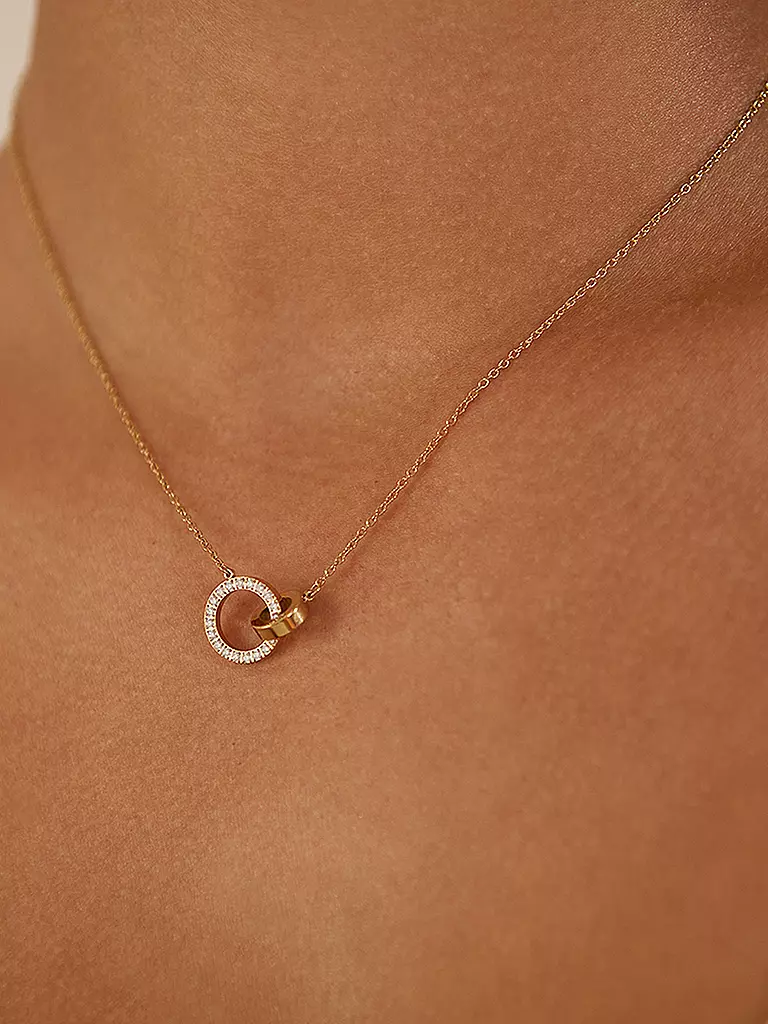 EDBLAD | Halskette ETERNAL ORBIT NECKLACE | gold