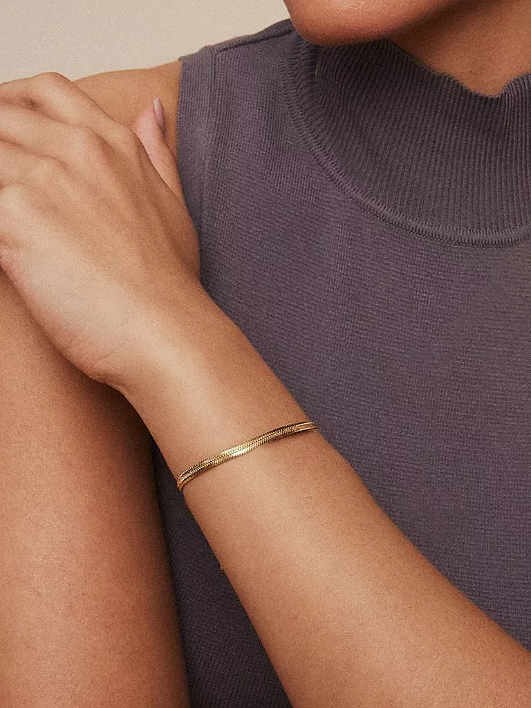 EDBLAD | Halskette HERRINGBONE BRACELET | gold
