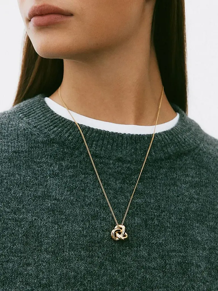 EDBLAD | Halskette INFINITY KNOT NECKLACE Large | gold