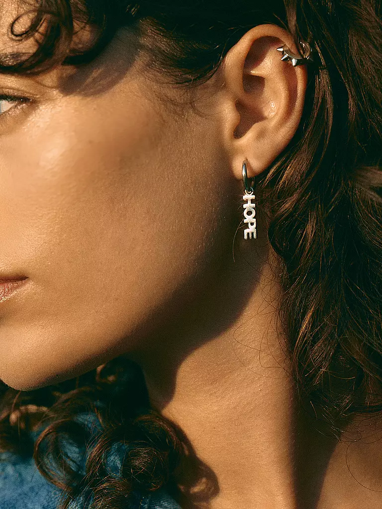 EDBLAD | Ohrringe HOPE HOOPS Steel | silber