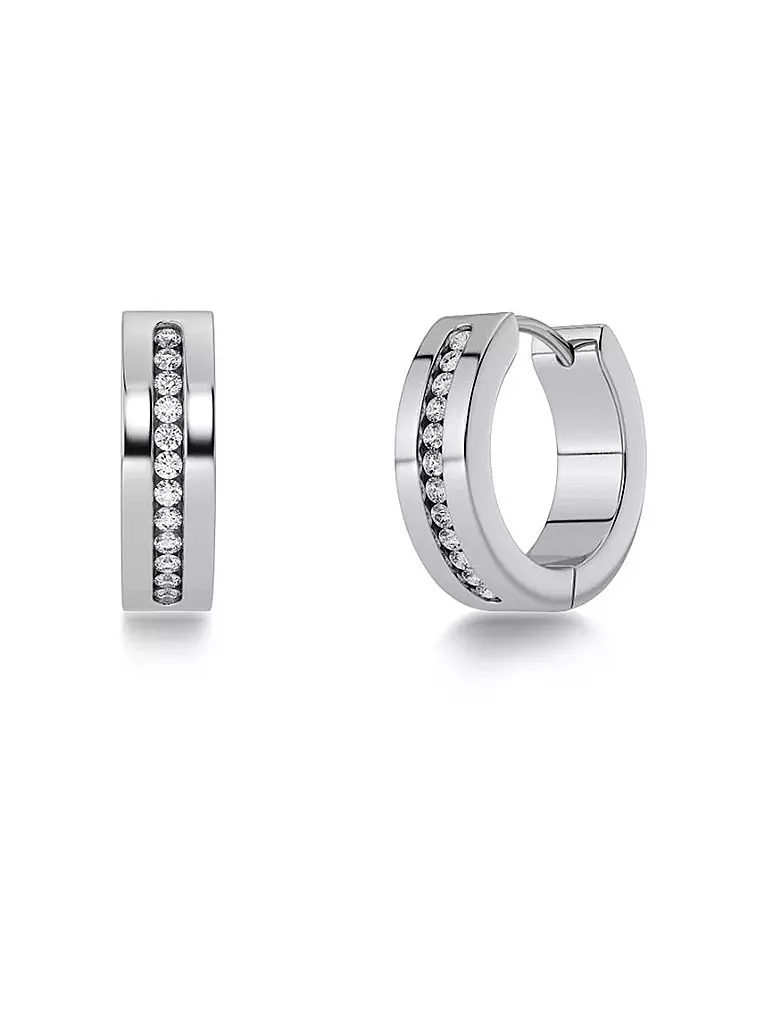 EDBLAD | Ohrringe JOSEFIN HOOPS Steel | silber