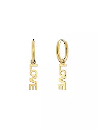 EDBLAD | Ohrringe LOVE HOOPS Steel | gold