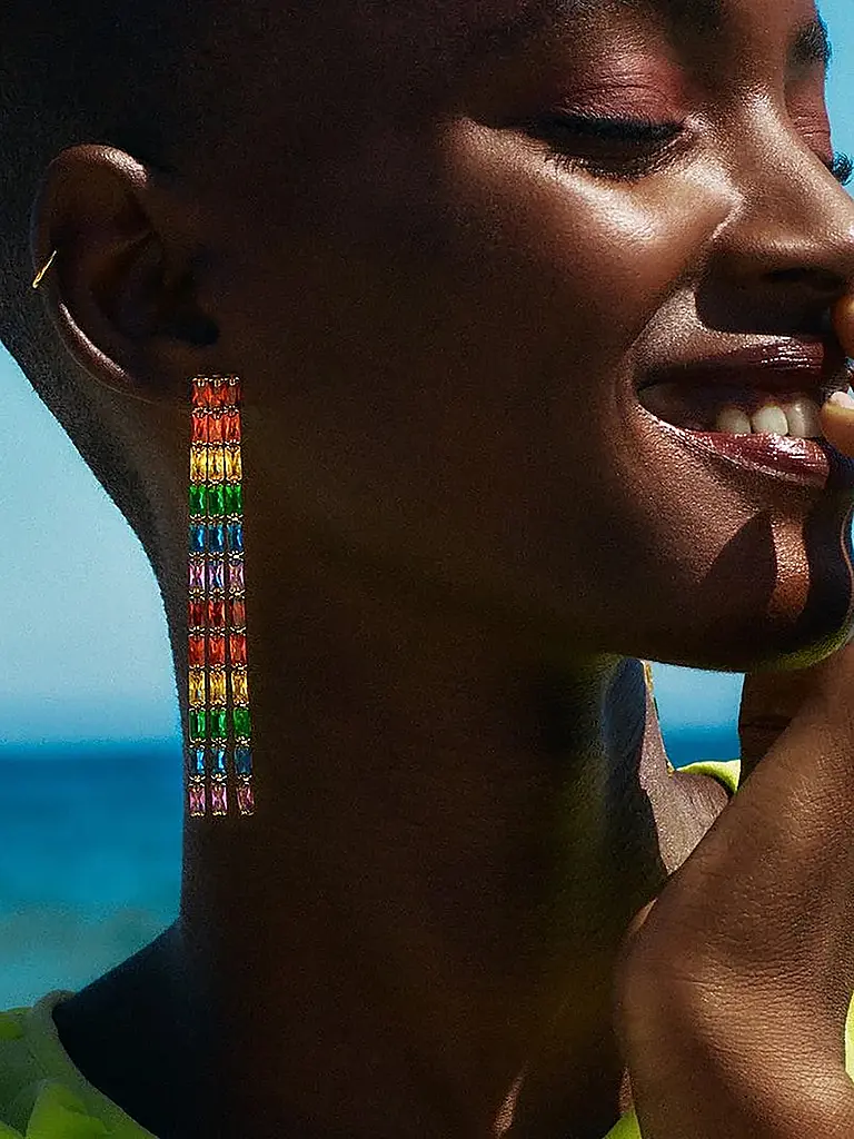 EDBLAD | Ohrringe RAINBOW EARRINGS MAXI Gold  | gold