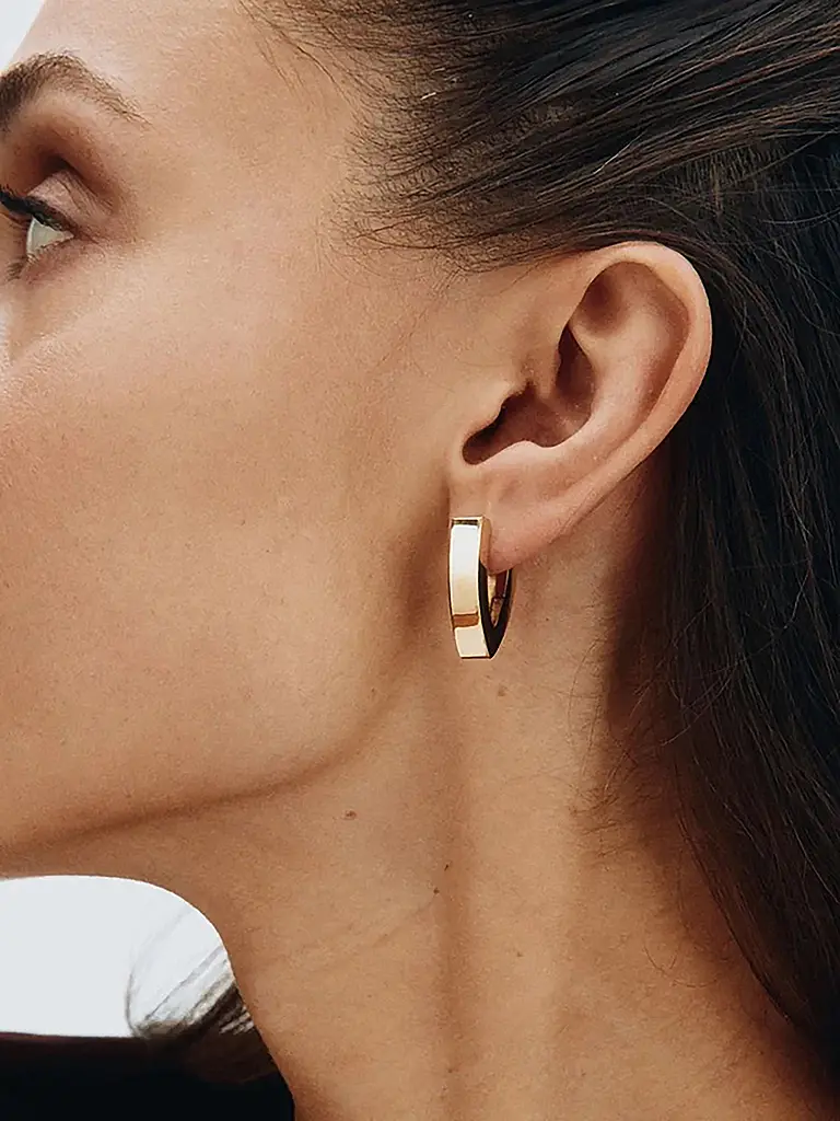 EDBLAD | Ohrringe VALLEY HOOPS Large Gold  | gold