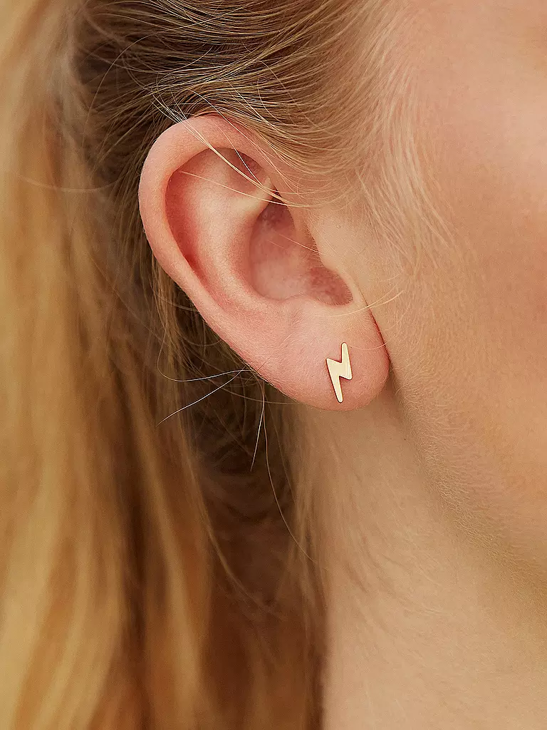 EDBLAD | Ohrstecker LIGHTNING  Gold | gold