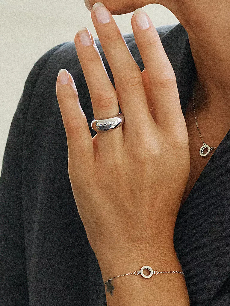 EDBLAD | Ring FURO Steel  | silber