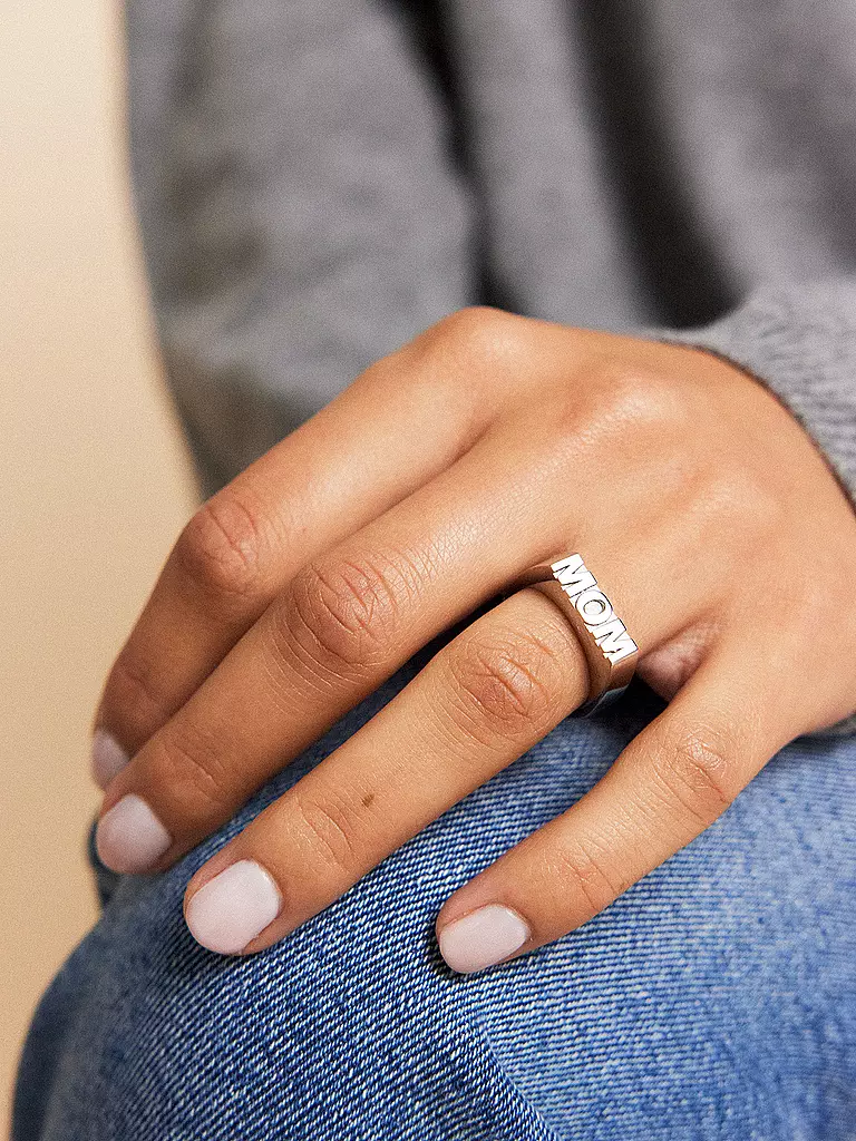 EDBLAD | Ring MOM Steel  | silber