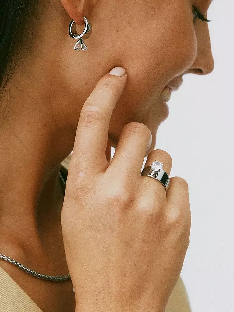 EDBLAD | Ring SOLO Steel  | silber