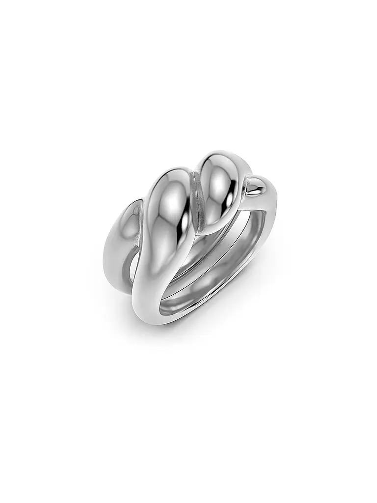 EDBLAD | Ring TWIST Steel  | silber