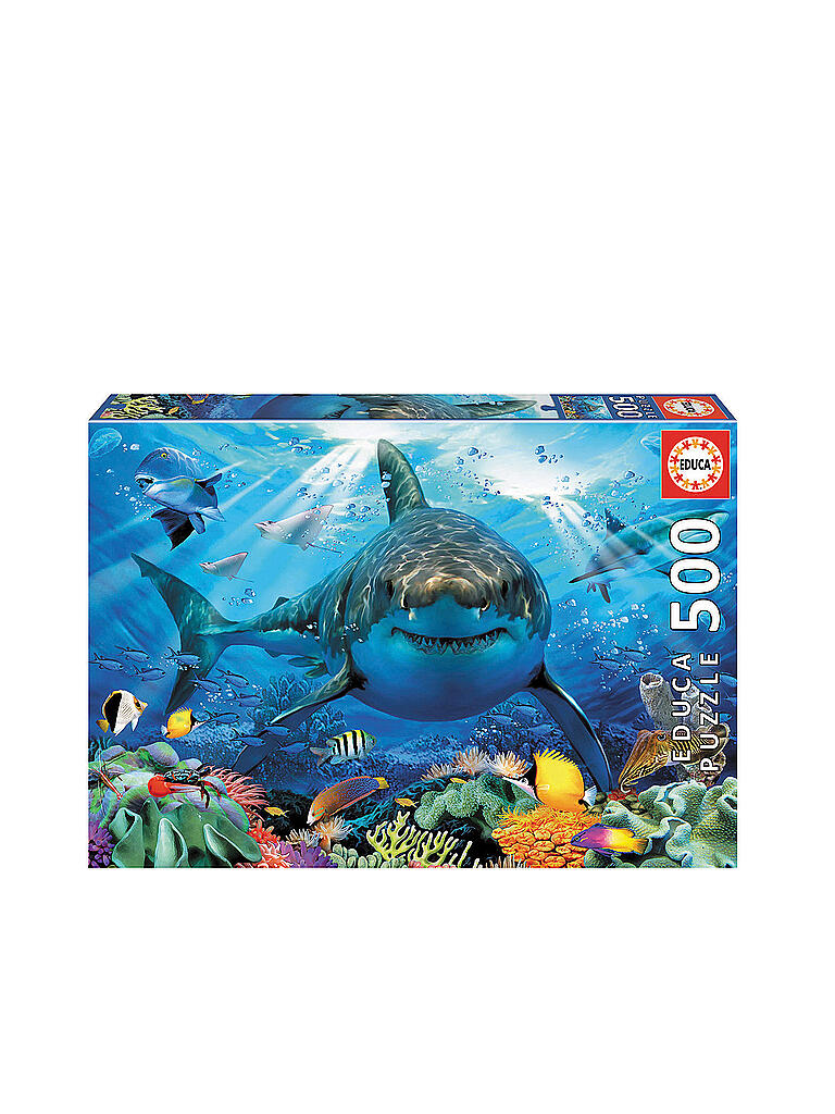 EDUCA | Weisser Hai 500 Teile Puzzle | keine Farbe